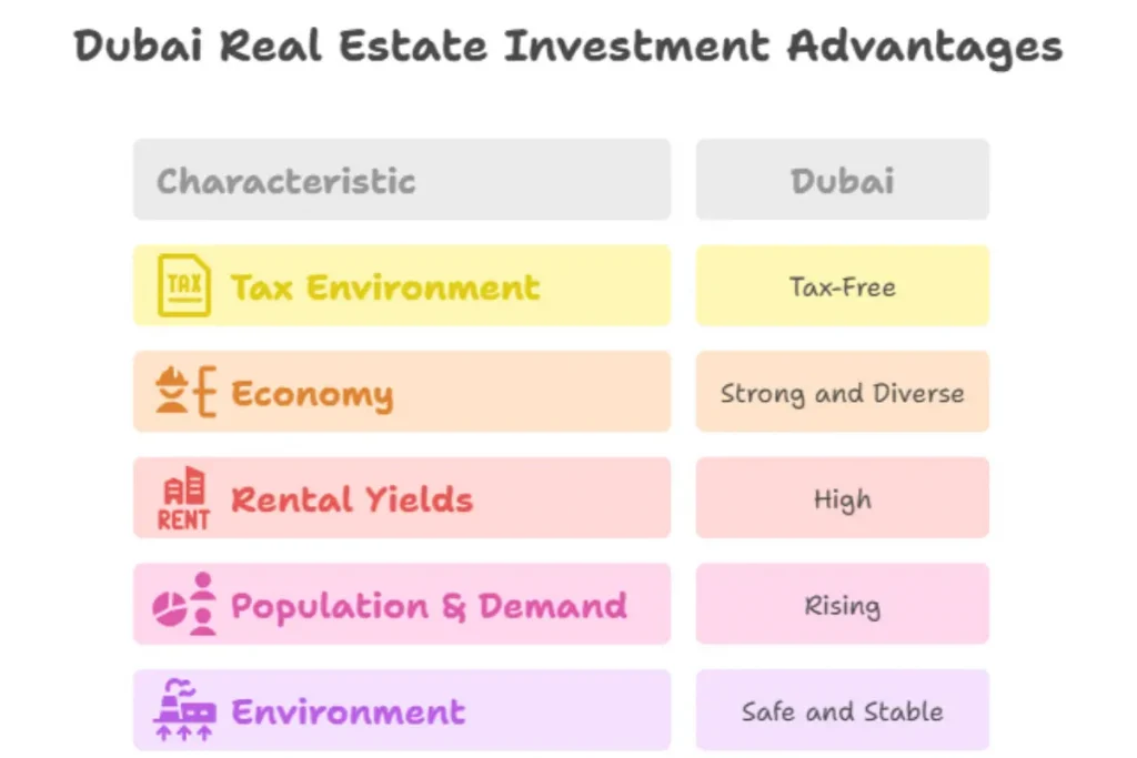 Dubai Real Estate Investment Advantages