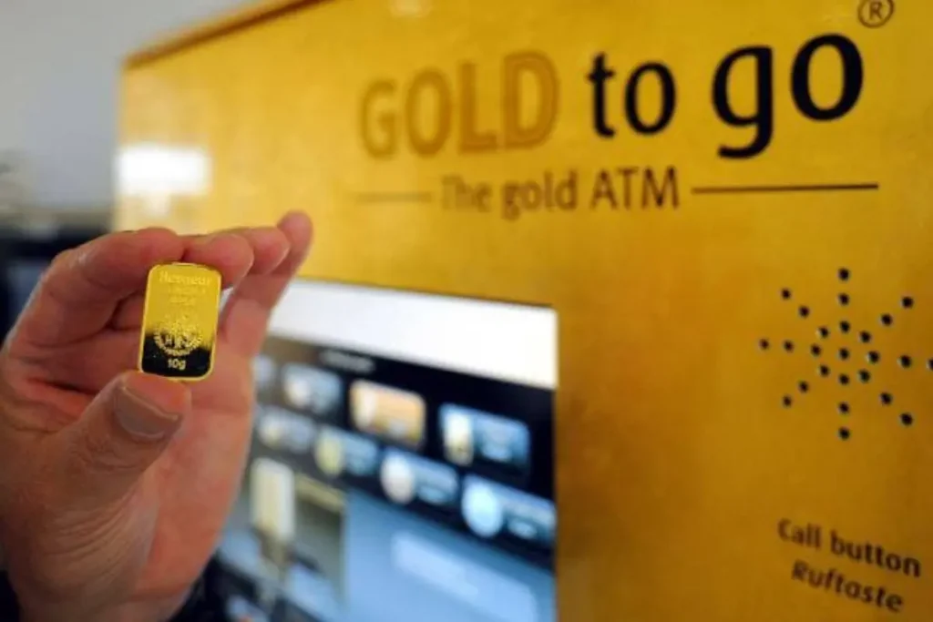 Gold vending machine in Dubai