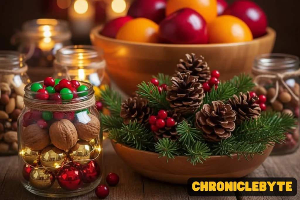 Creative DIY Centerpieces for christmas table decor