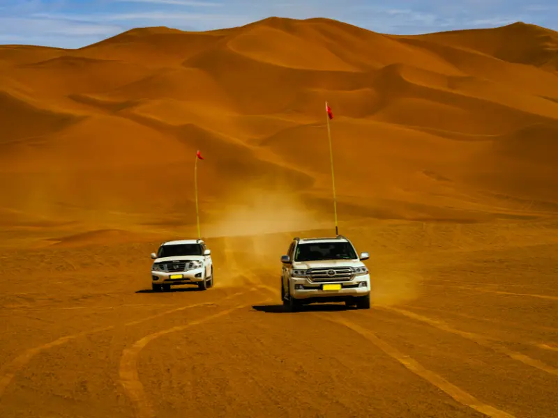 Dubai desert Safari air balloon ride