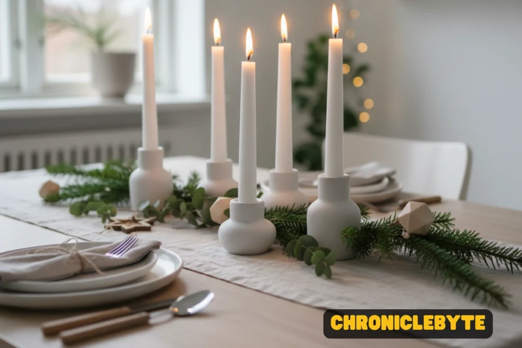 Global Style Inspiration for table decor in chirstmas holyday festive