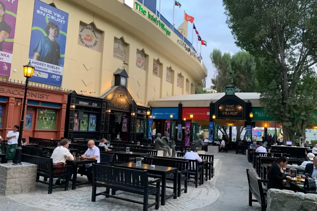 The Irish Village Christmas Tree Lighting Ceremony in Dubai