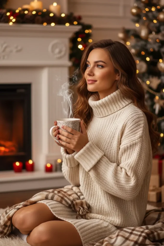Cozy Knitwear and Sweater Dresses for woman in christmas wear