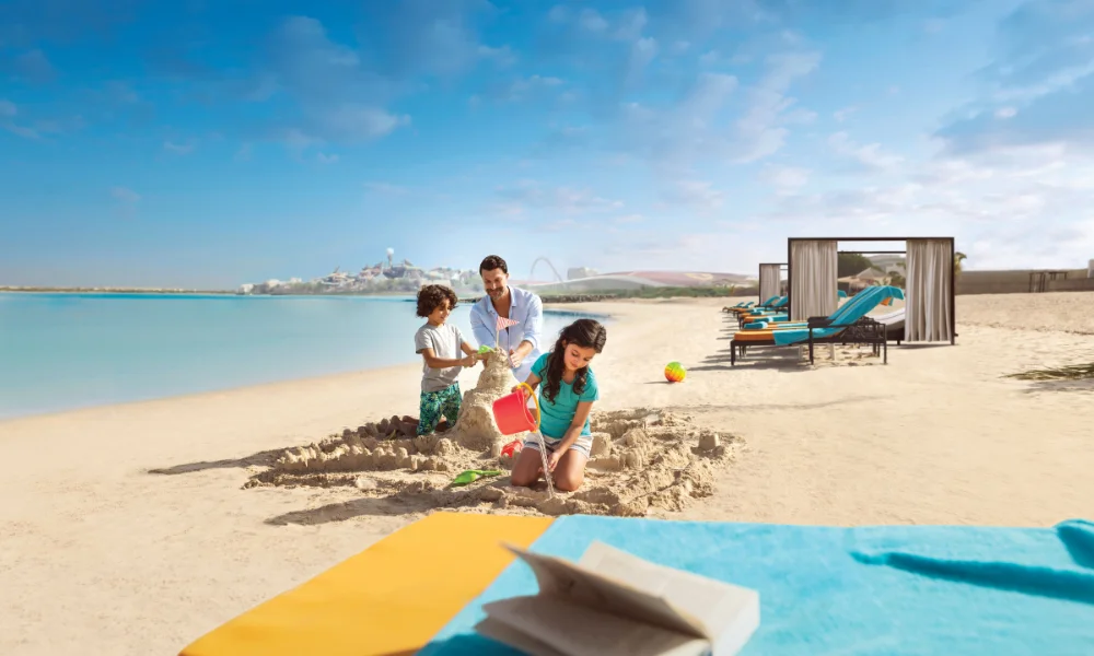 Relax at Yas Beach